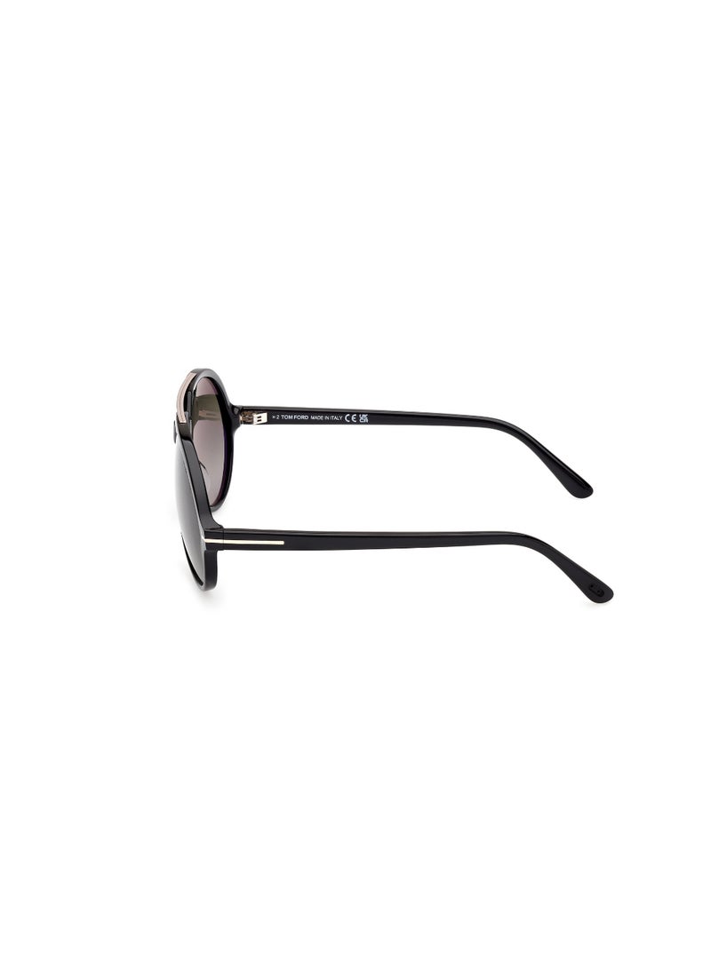 TOM FORD TOMFORD FULL RIM FT121001B59 MEN PILOT ACETATE SUNGLASSES - Image 2